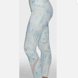 CALIA By Carrie|  Women's High Rise Workout 7/8 leggings | Blue White | Size: M
